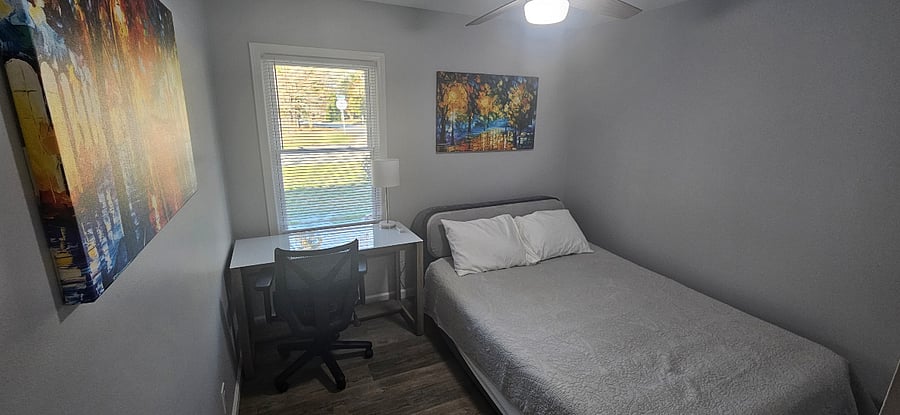 4th bedroom - with queen size air mattress - it is just as comfortable as a regular bed!