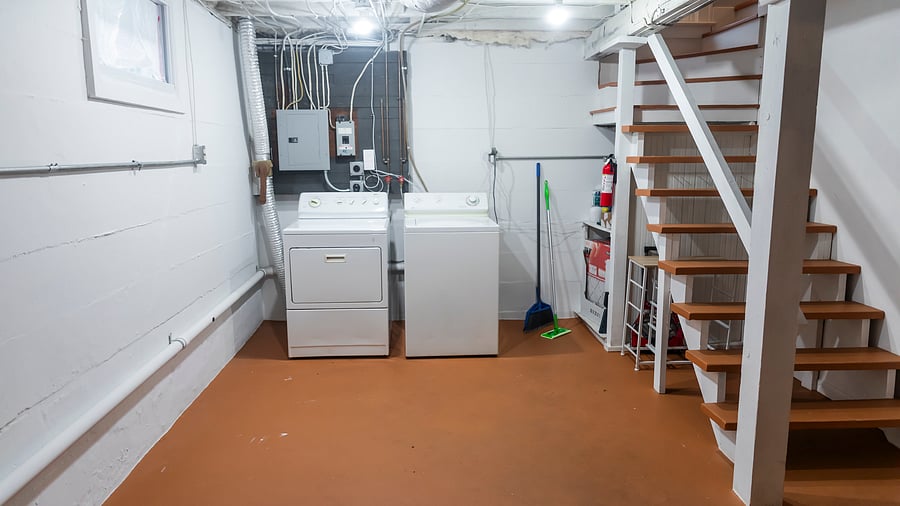 Washer and dryer available for use.