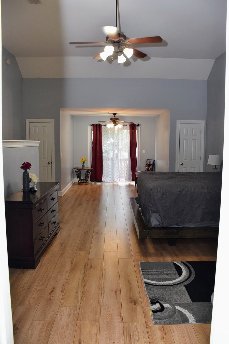 Part of room showing private bathroom and walk in closet