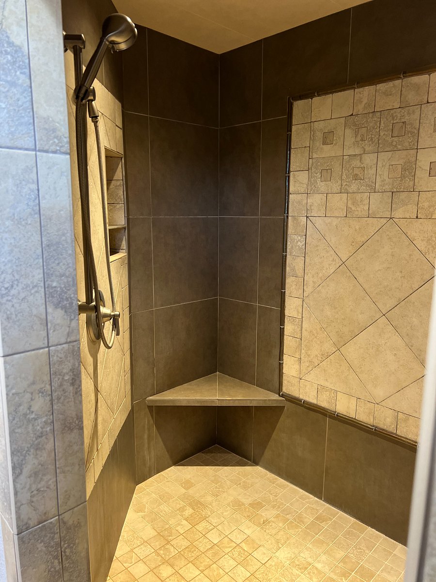 Master shower