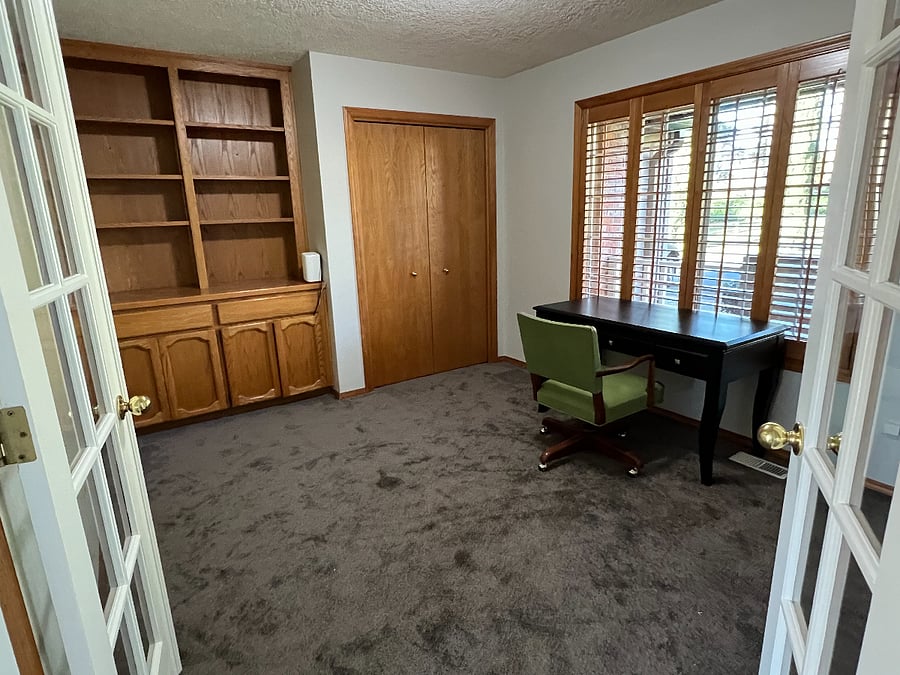 Office on main floor.