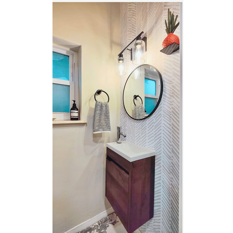 Powder Room off kitchen