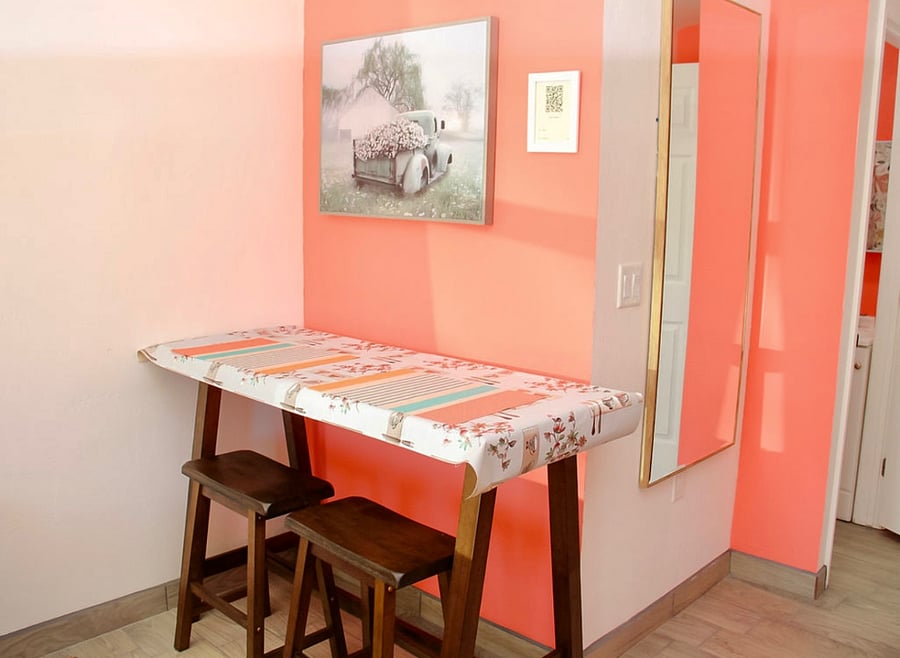 Dinning and work area