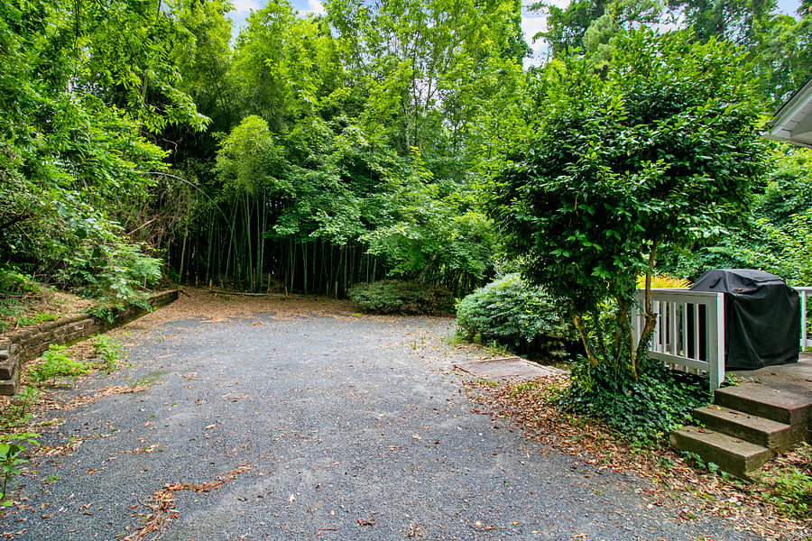 Ample private parking