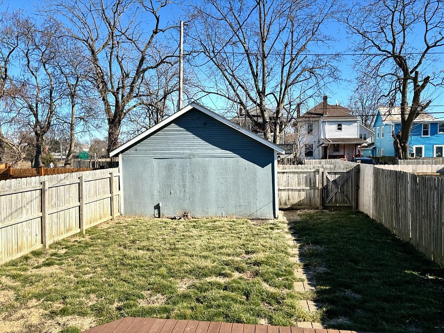 Fenced Backyard