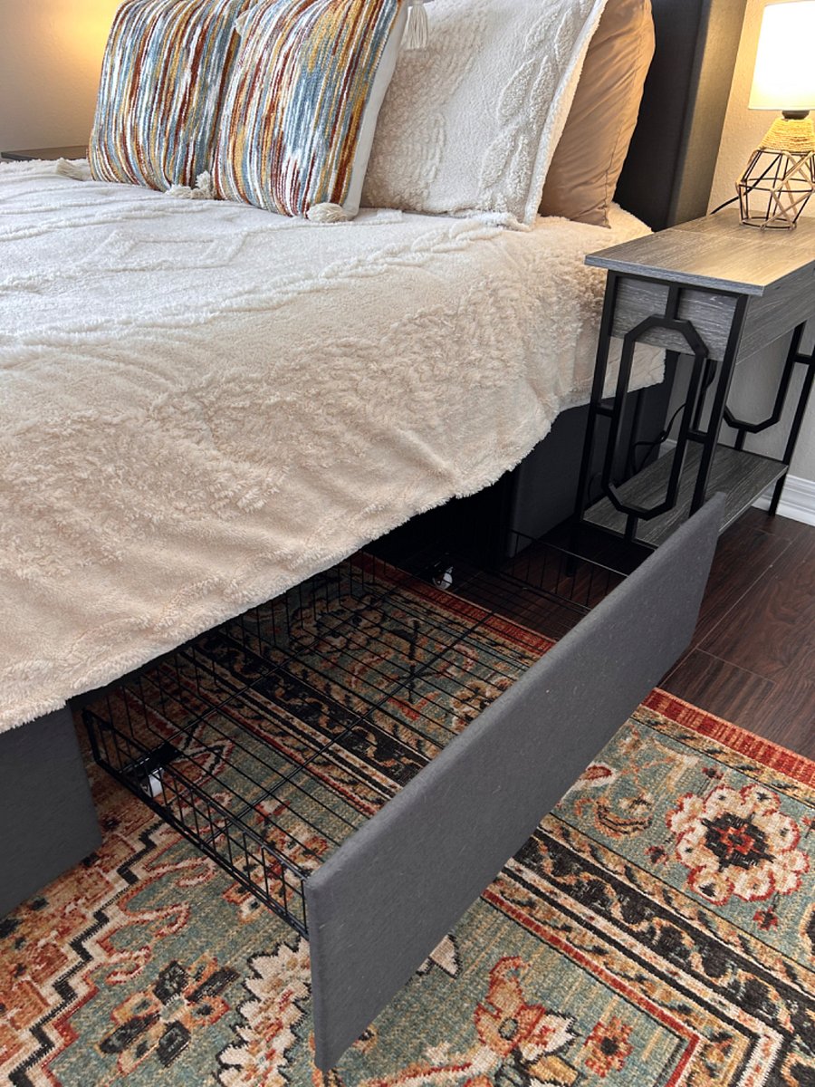 4 under bed drawers