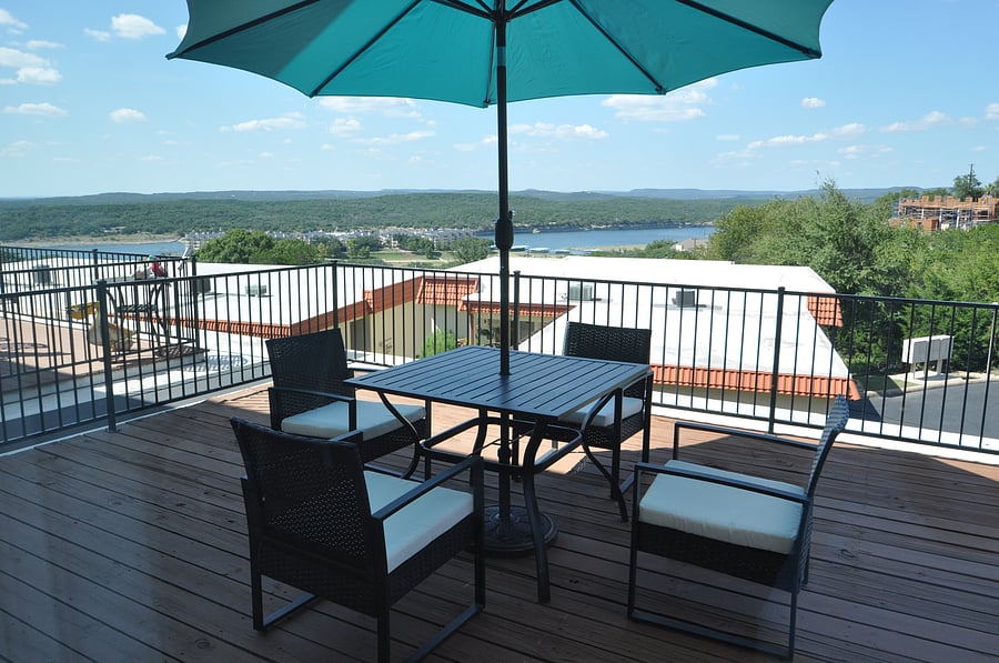 Wonderful views from deck.