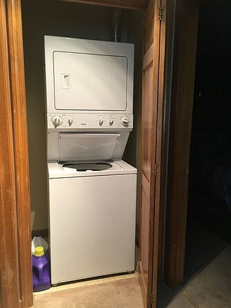 stackable washer and dryer unit