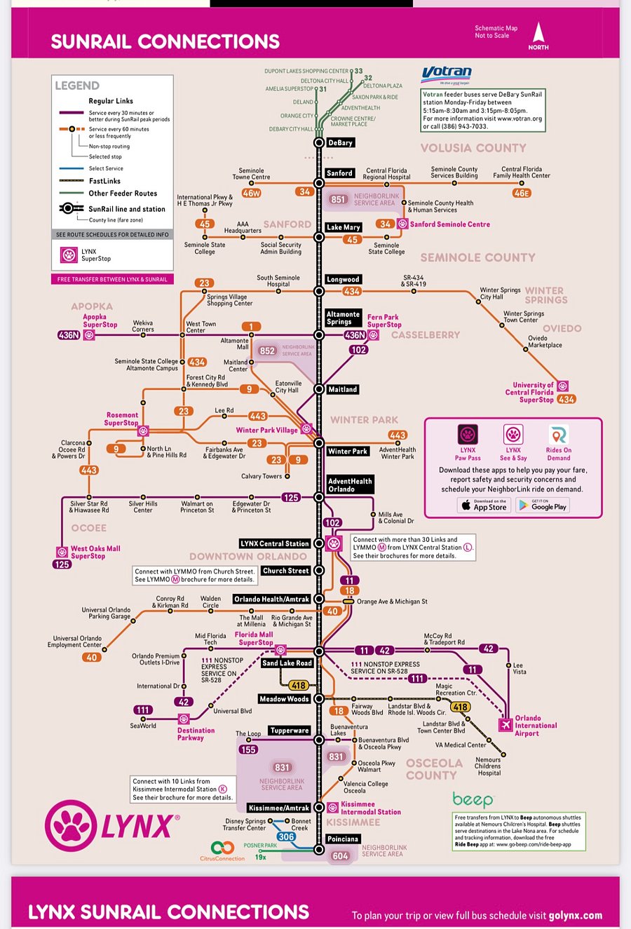 Sunrail map