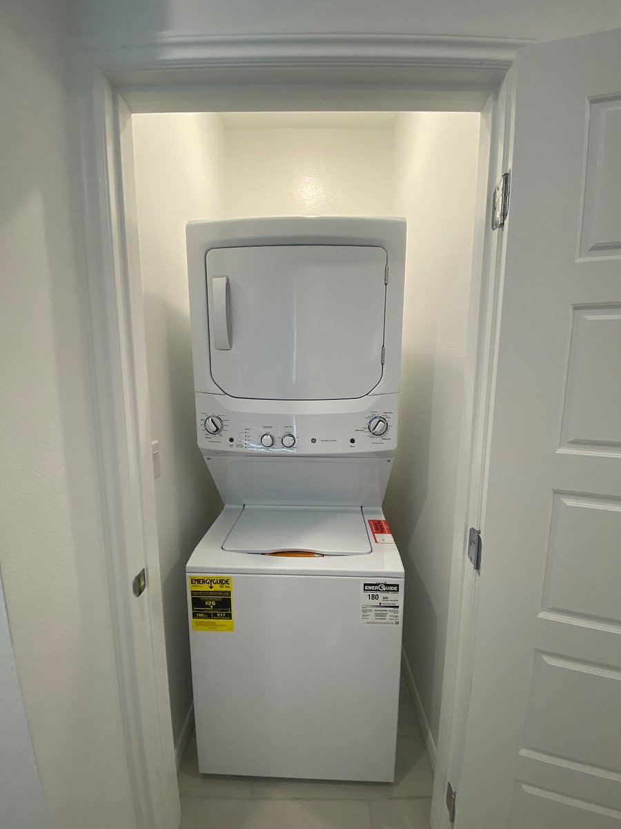 Laundry in your unit! 