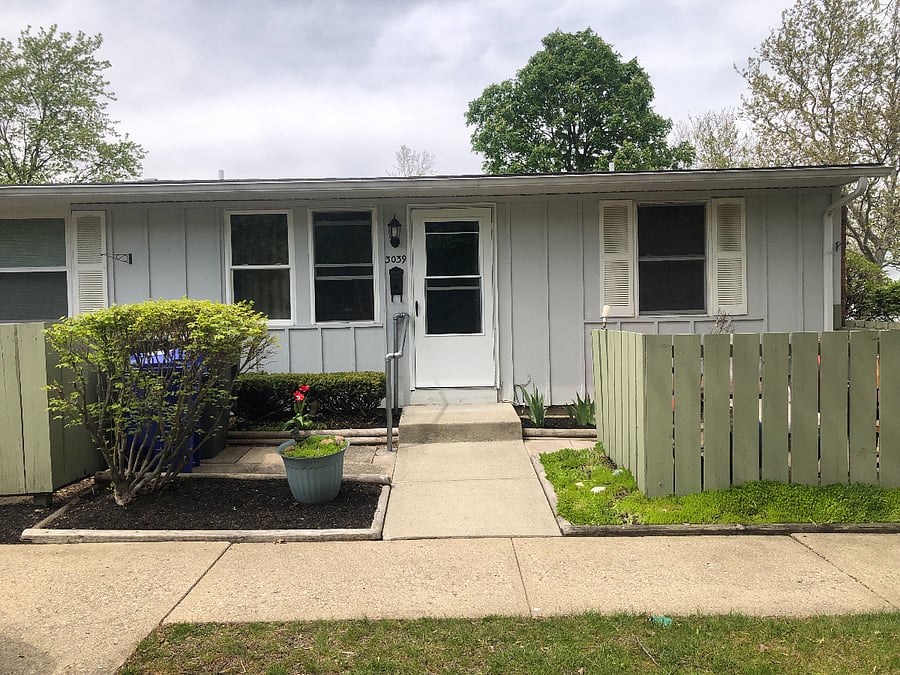 Unit is on the end with designated parking and a private patio right out front