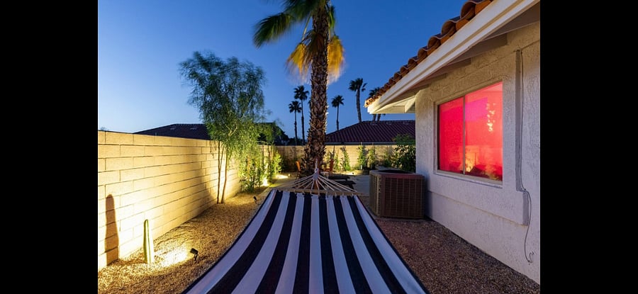 Back yard hammock