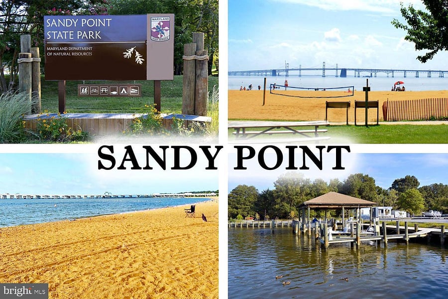 Closeby Sandy Point State Park