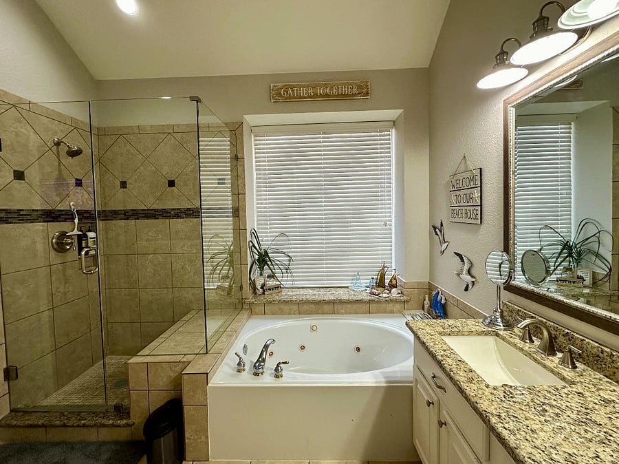 Master bathroom