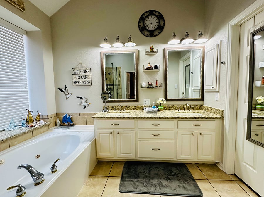 Master bathroom