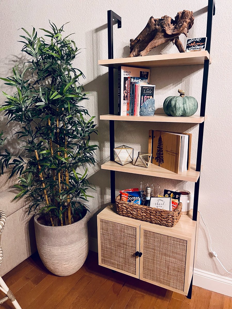 If board games are more your speed, check out the assortment of adult and/or kid-friendly games offered in the living room cabinet!