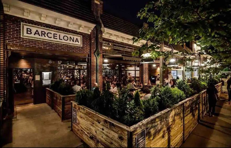 Barcelona Wine Bar 0.6 mi (6 blocks) away
