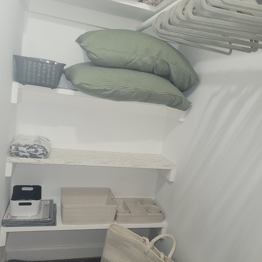 Master closet.
