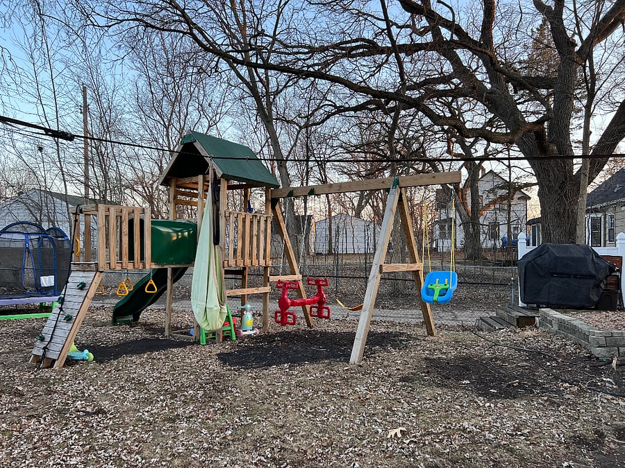 Play area for young kids.