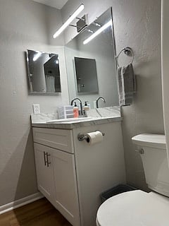 Bathroom in each bedroom are identical