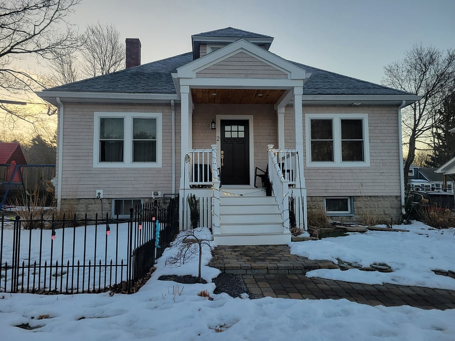 bungalow front (owner occupied upper levels)