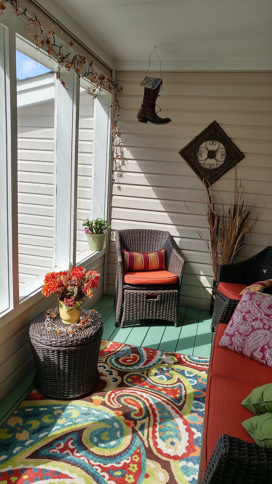 Screened in back porch