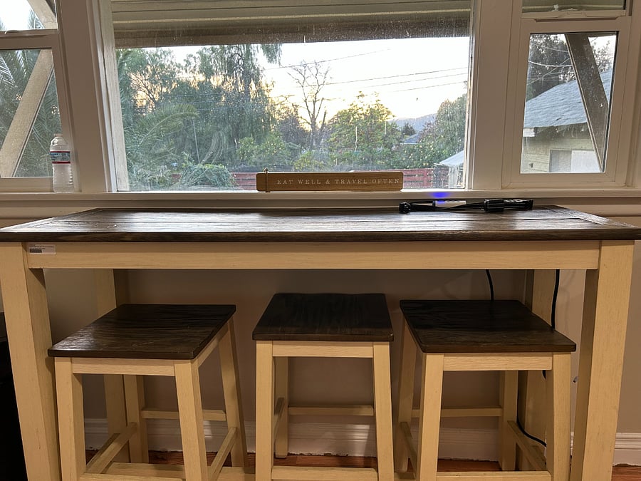 Kitchen Table with View