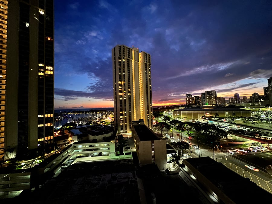 Evening view