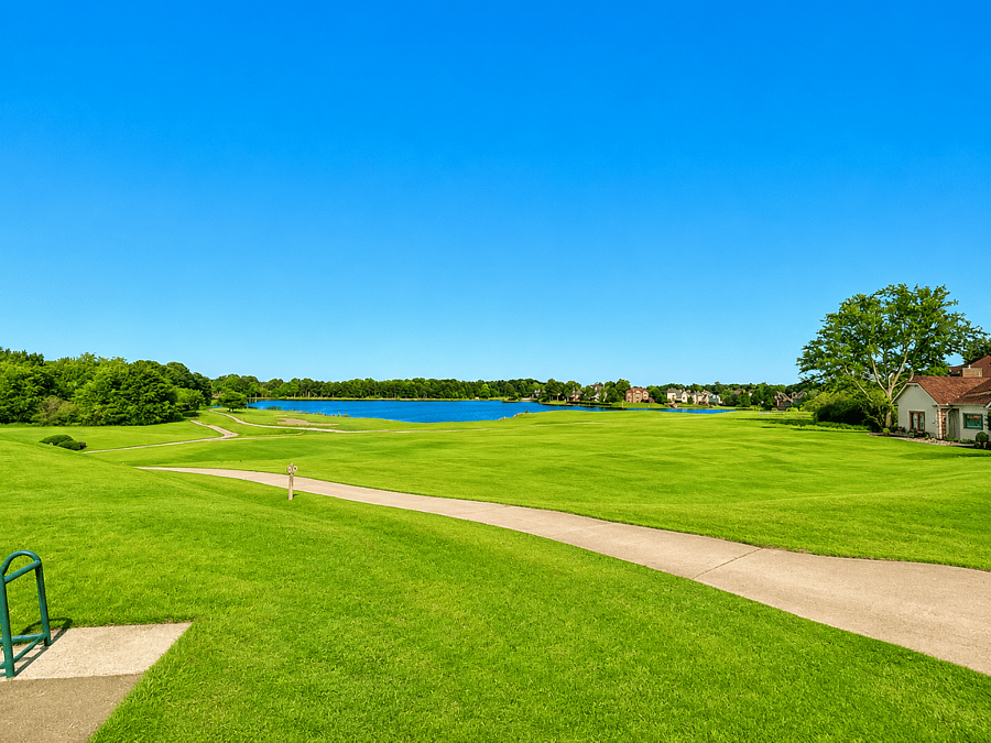 Subdivision Lake Great for Walking and Biking 