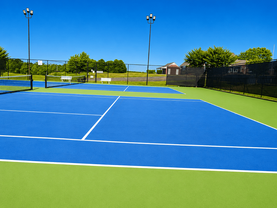 Subdivision Tennis Court 