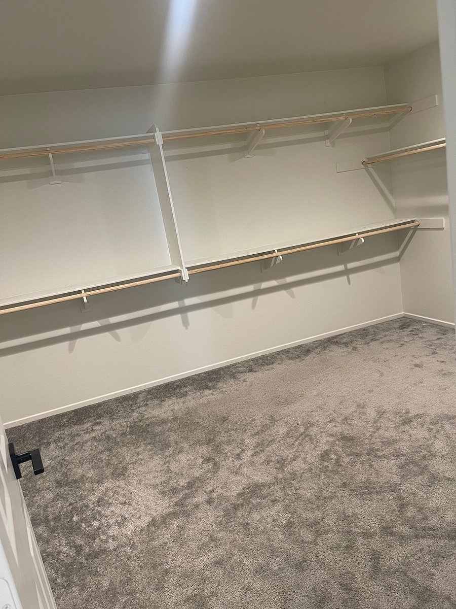 Master walk-in closet