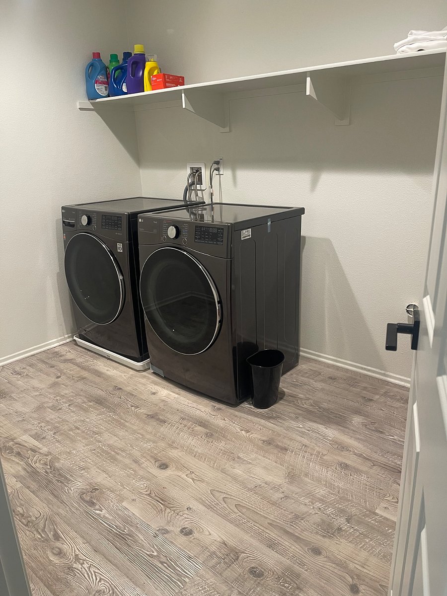 Shared in-unit laundry on 2nd floor of home