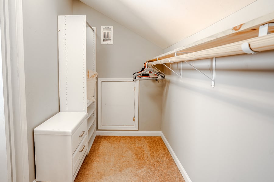 Primary closet