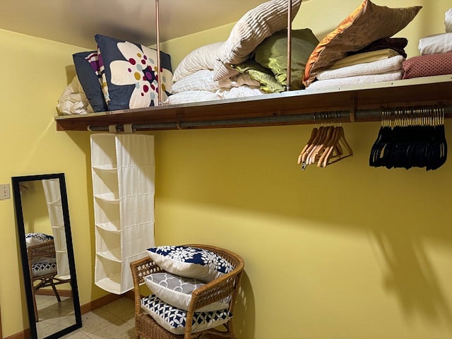 large Den size Walk-in Closet