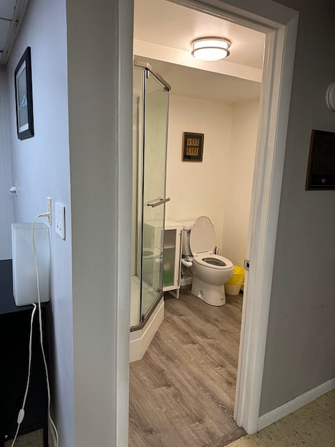 Toilet with Bidet (you will never go back :)
