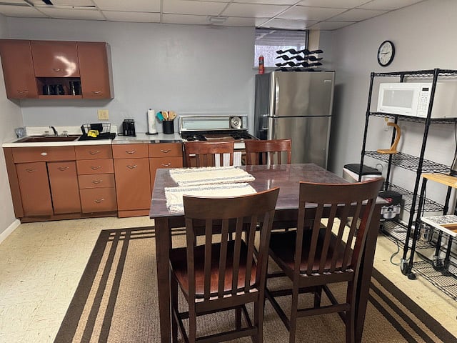 Kitchen and Dining area.