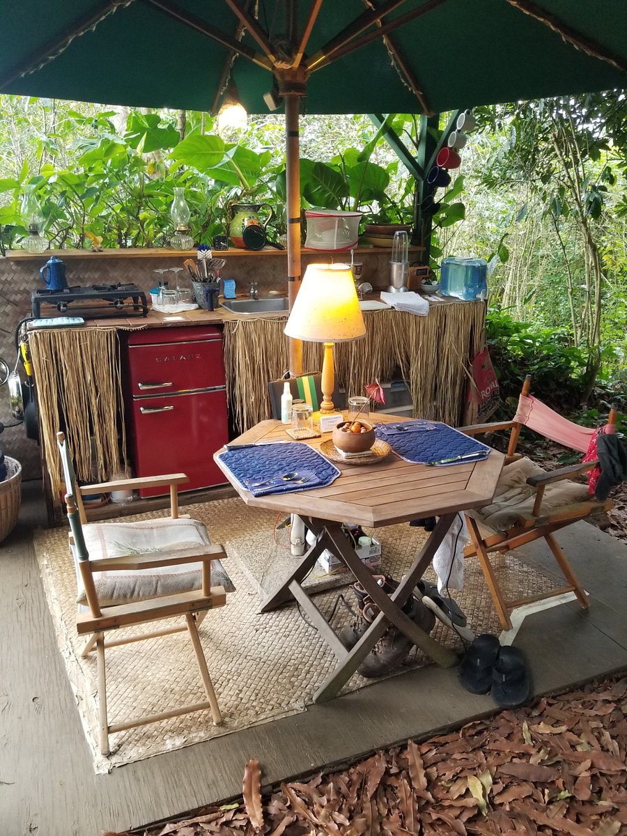 Open air kitchen