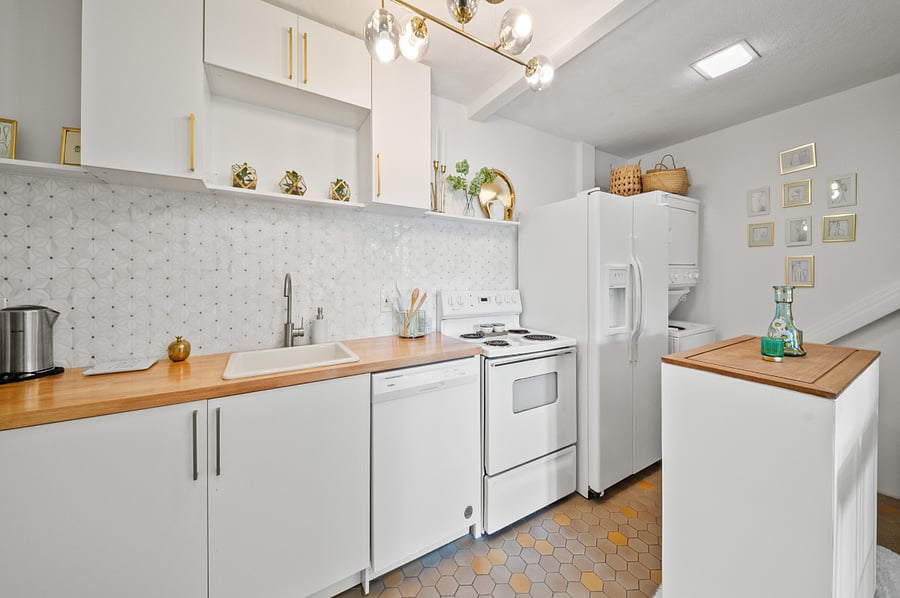 Newly remodeled kitchen
