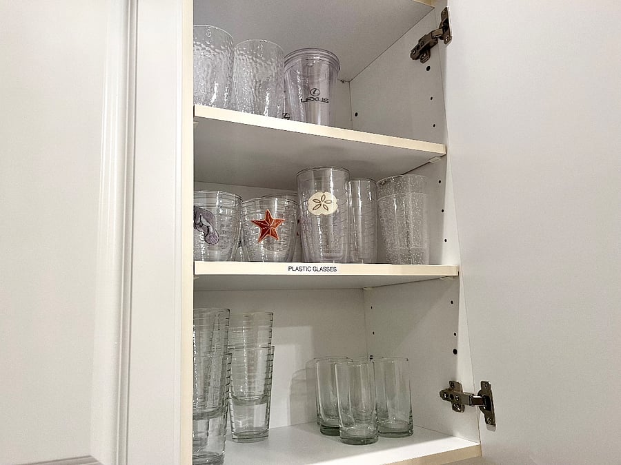 Endless supply of glassware.
