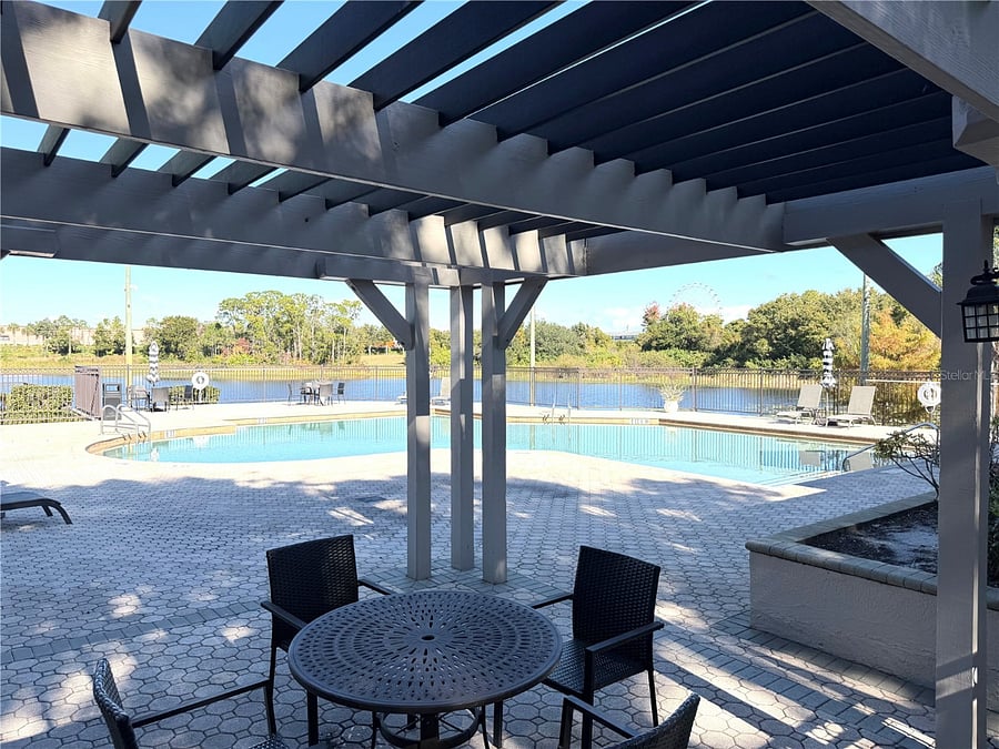 Covered seating areas