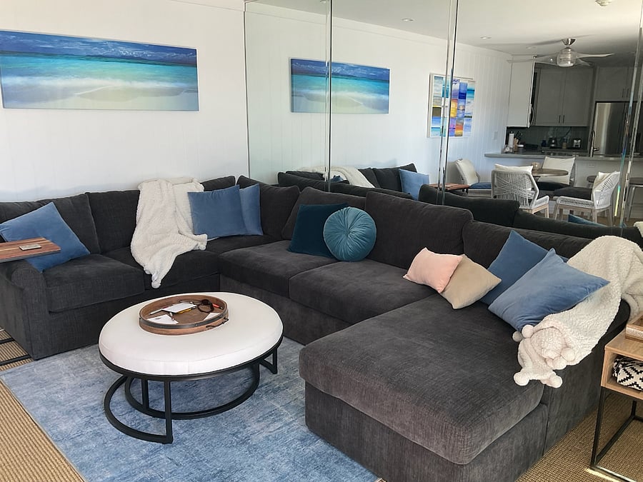 Chaise 3 piece couch 