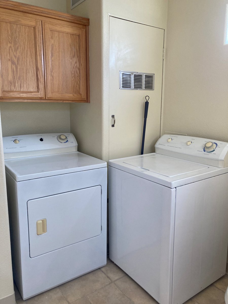 Full-sized washer and dryer