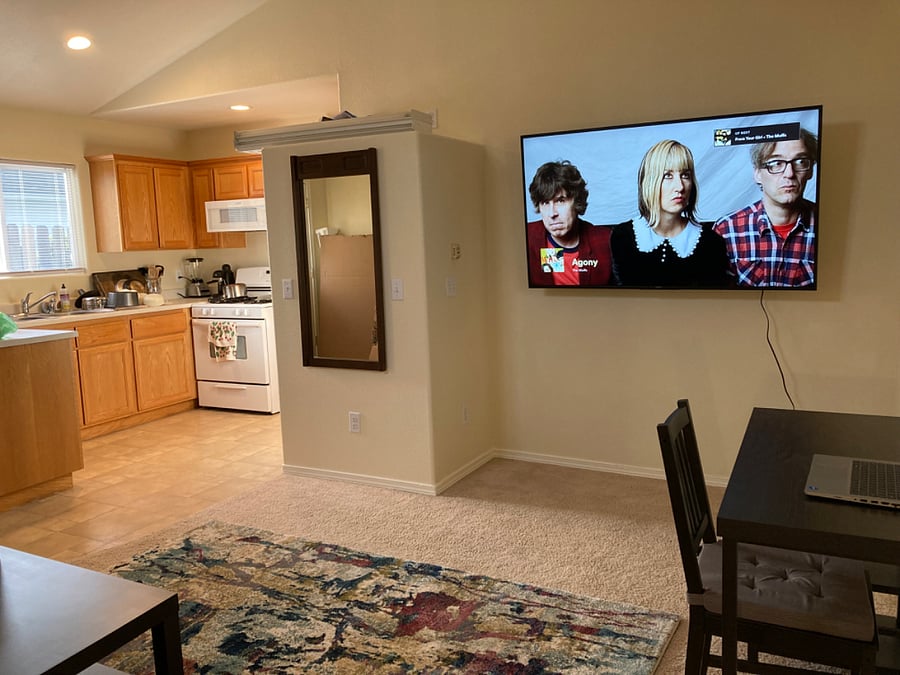 Brand-new 65" Sony smart TV for streaming your shows and music