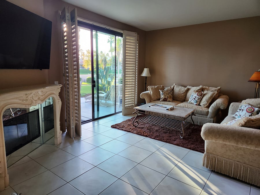 65" TV in living room
