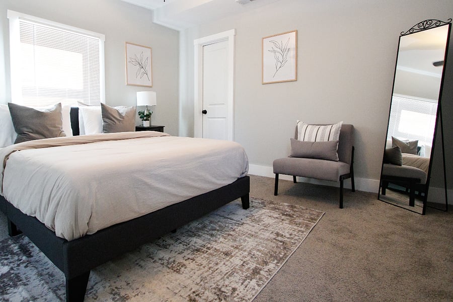 Primary Bedroom with a seating area. This room has on suite.