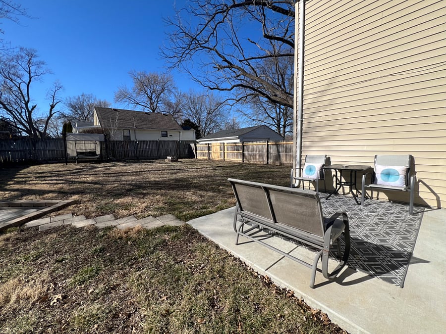Back patio