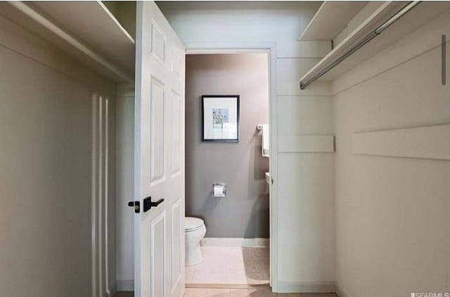 1/2 bath with washer/dryer not shown