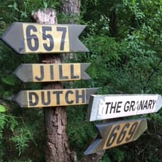 You would follow signs pointing to "JILL" and 657. 