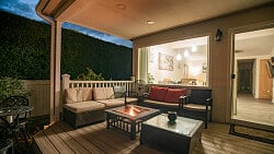 Enjoy the Fire Pit in the Patio