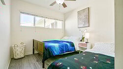 Bedroom 4 with a Full Bed and Twin Trundle